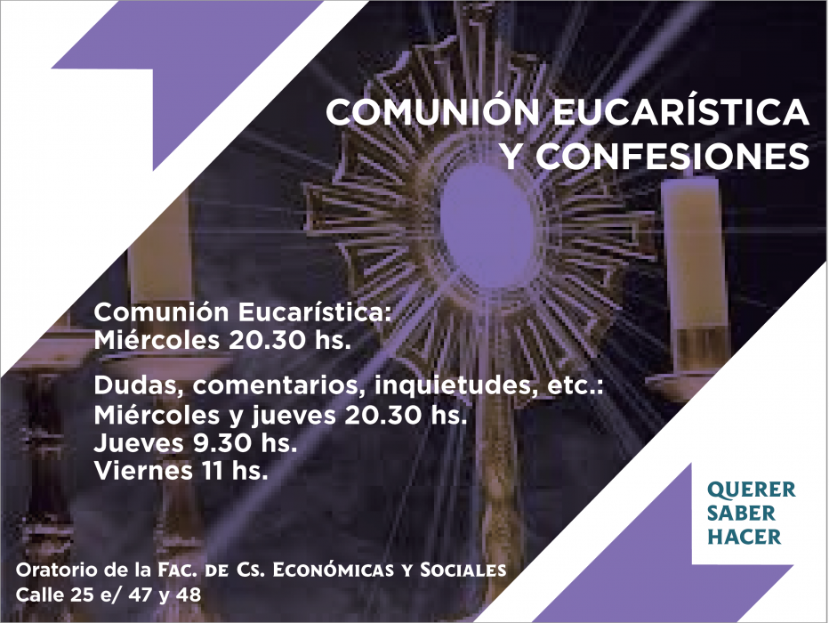 Comunión Eucarística y Confesiones