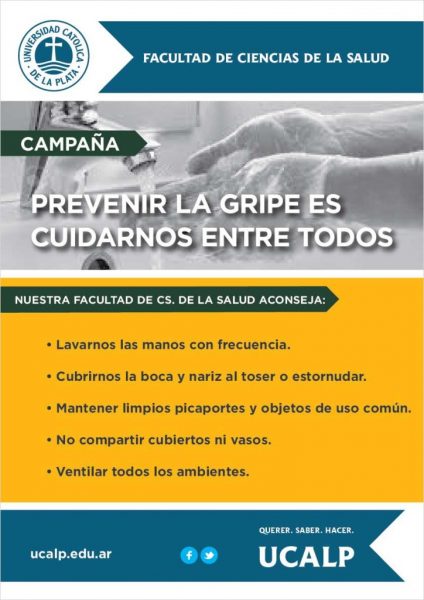 Prevenir la gripe es cuidarnos entre todos