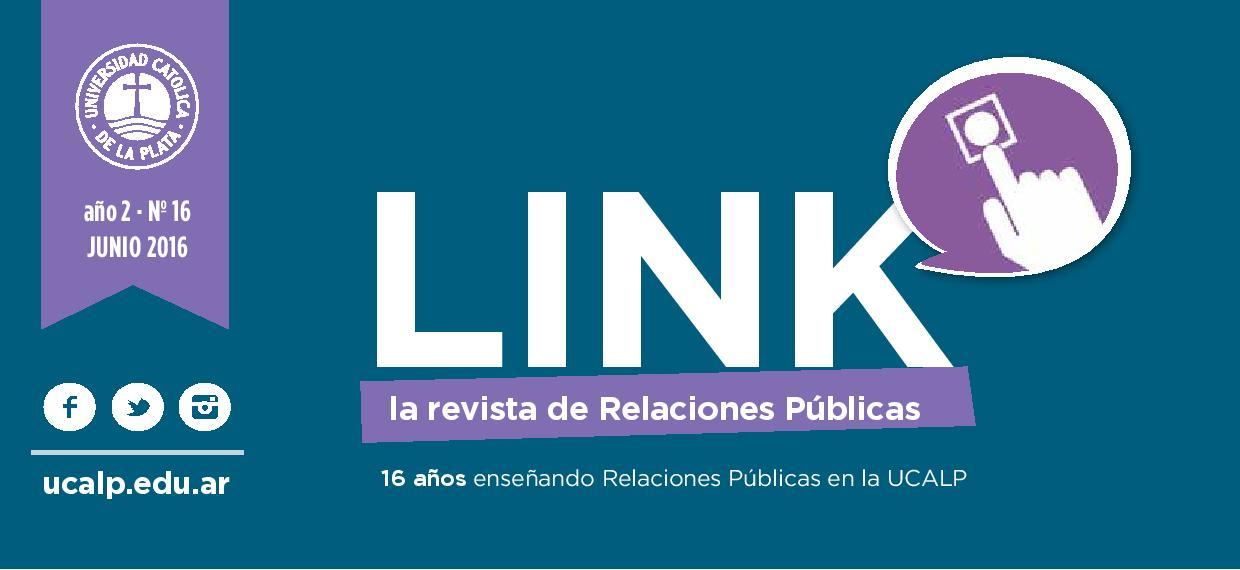 Salió el número 16 de Link “La Revista de Relaciones Públicas”