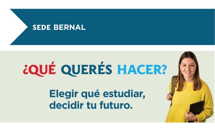 Sede Bernal: Jornada Abierta – Orientación Vocacional