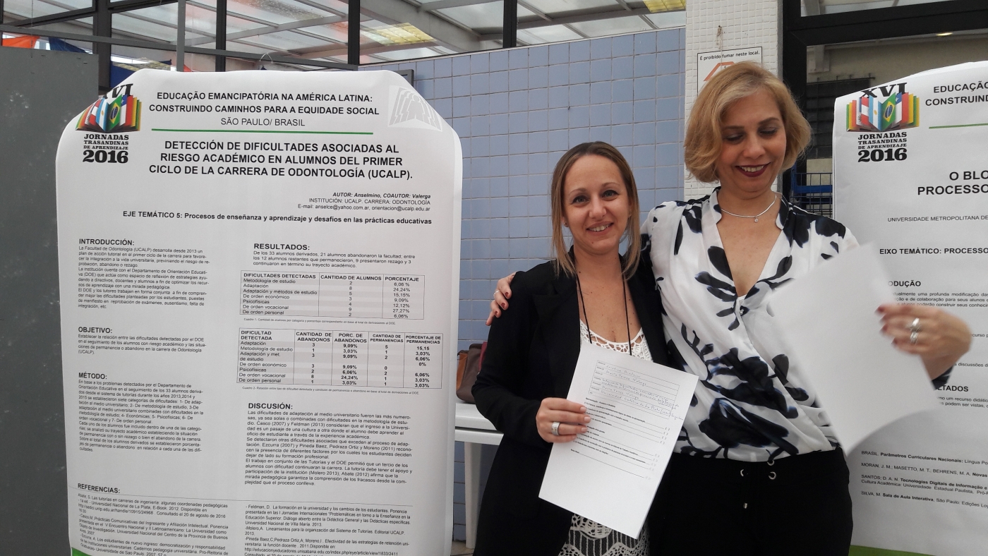 La UCALP participó de las XVI Jornadas Trasandinas de Aprendizaje