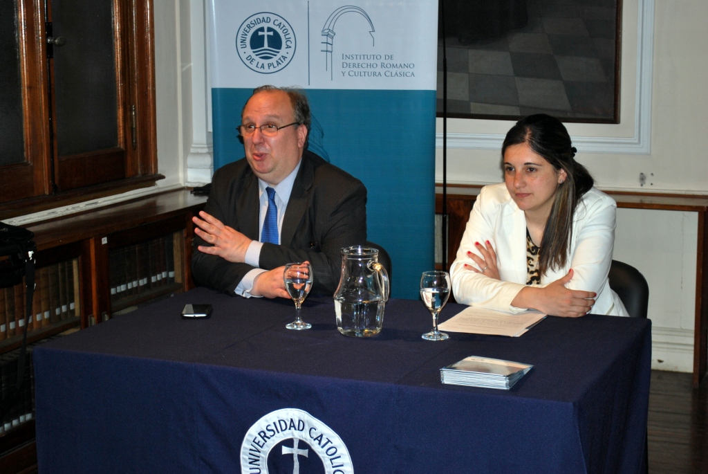 Se realizó una nueva conferencia del Instituto de Derecho Romano y Cultura Clásica