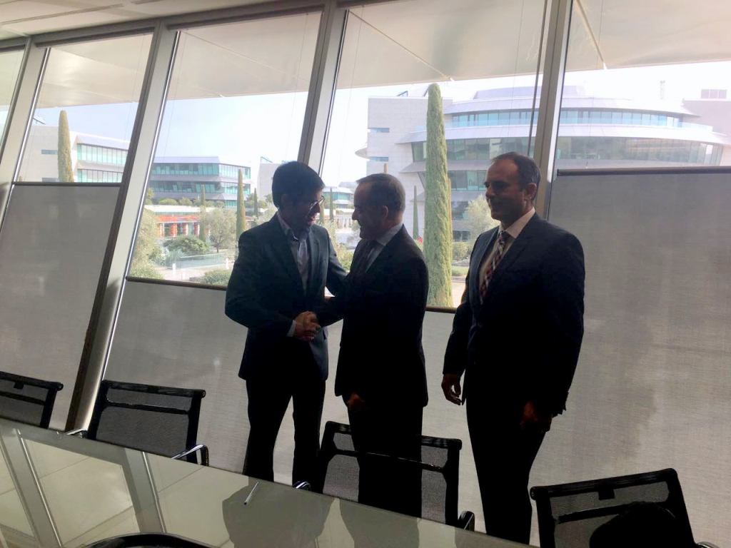 Autoridades de la UCALP fueron recibidas por el Grupo Santander