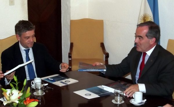 Encuentro de rectores de la UCALP y la Universidad Abat Oliba CEU