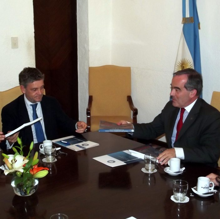 Encuentro de rectores de la UCALP y la Universidad Abat Oliba CEU