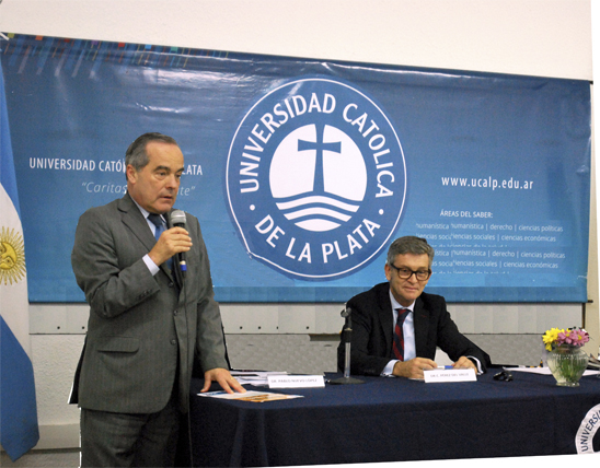 Reunión entre la UCALP y la Universidad Abat Oliba CEU