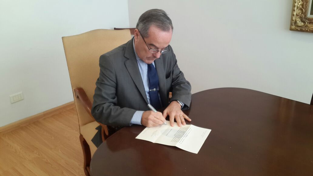 Firma de Hermanamiento entre la UCALP y la  Comisión Isabel la Católica