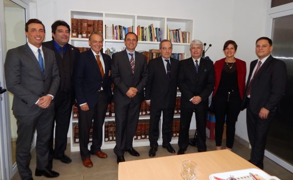 Visita de autoridades de la UCALP a la Sede Bernal