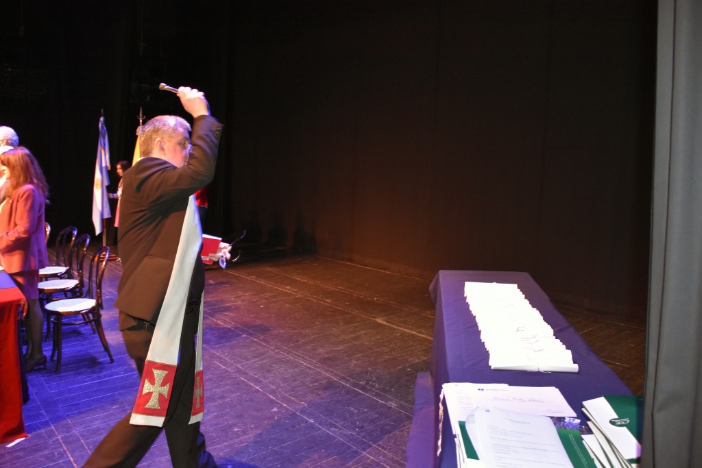 Acto de colación de la Facultad de Ciencias Económicas y Sociales