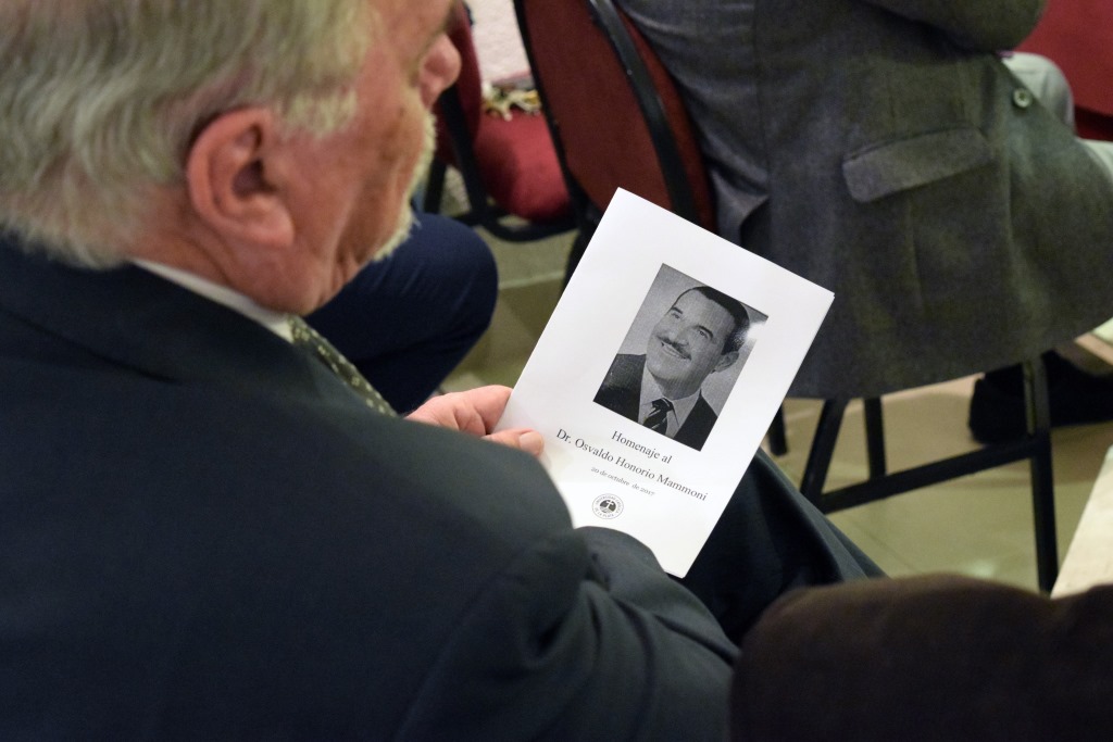 Homenaje al Dr. Osvaldo Honorio Mammoni    