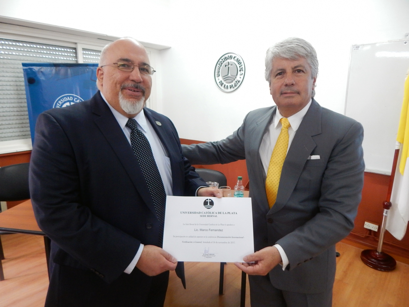 Jornada Documentación Internacional, Verificación y Control en Sede Bernal