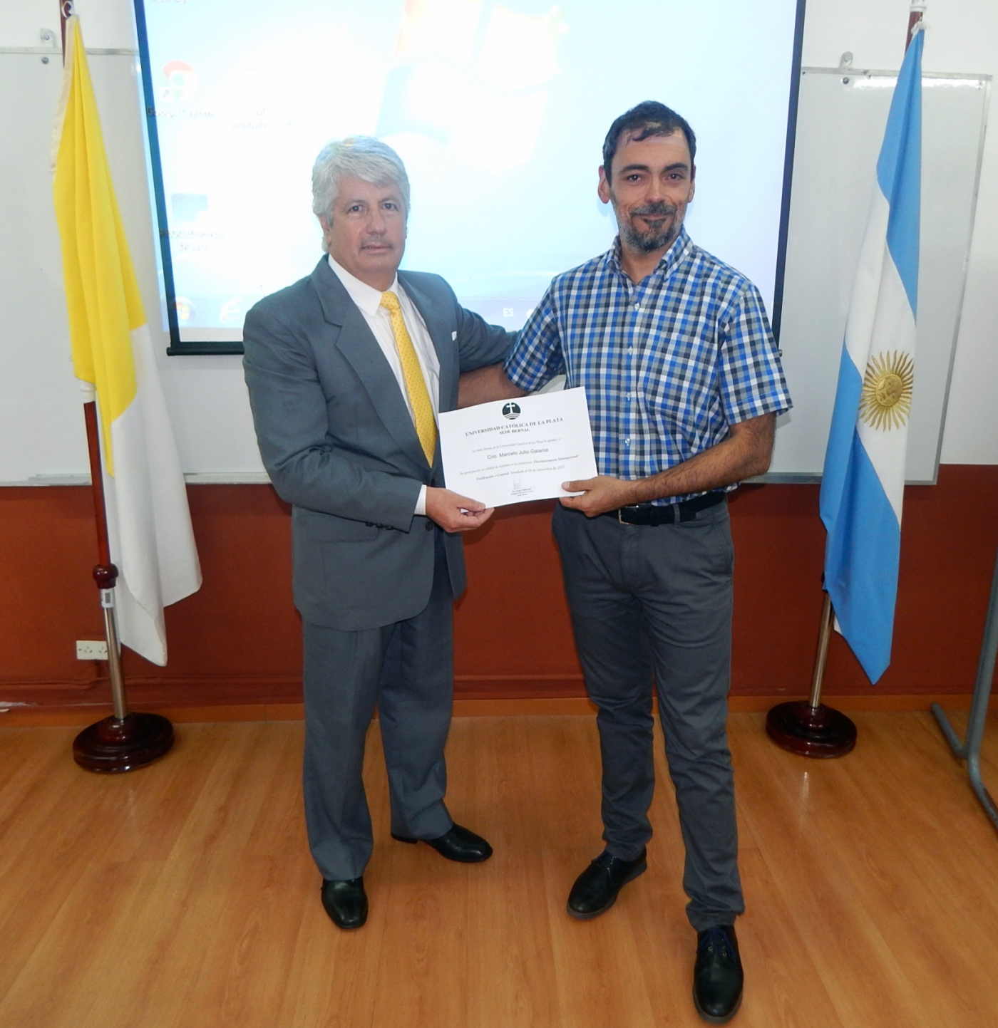 Jornada Documentación Internacional, Verificación y Control en Sede Bernal