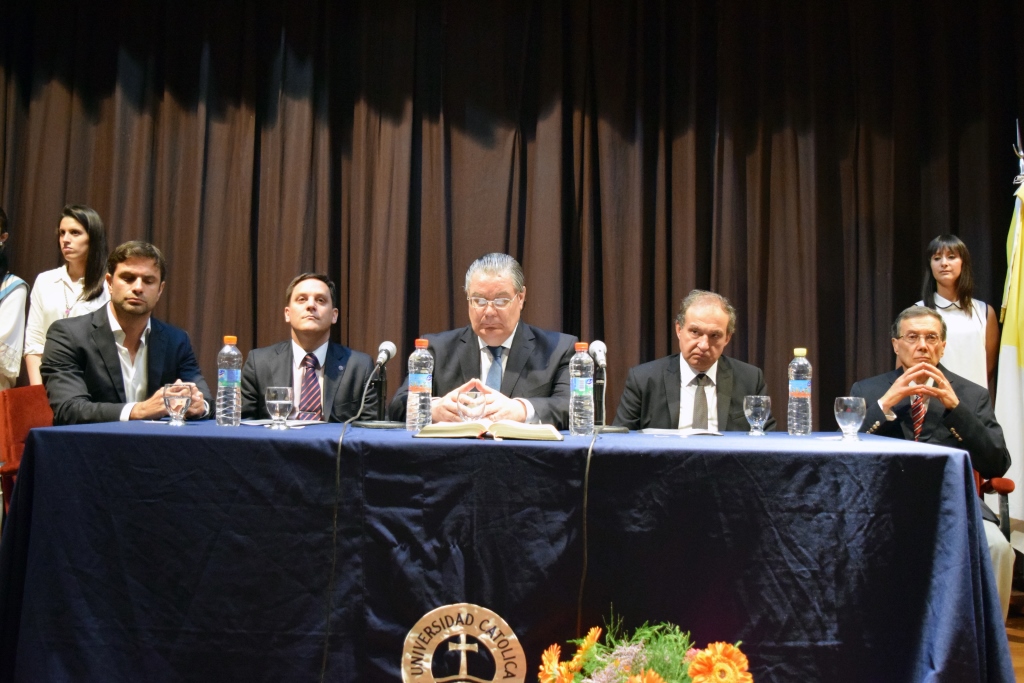 Acto de colación de grado de la Facultad de Derecho y Ciencias Políticas