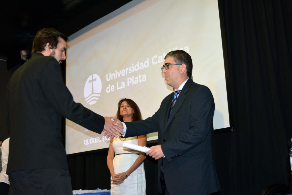 Acto de colación de la Facultad de Ciencias Económicas y Sociales