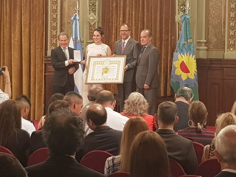 Alumna de la UCALP fue premiada por el Gobierno bonaerense