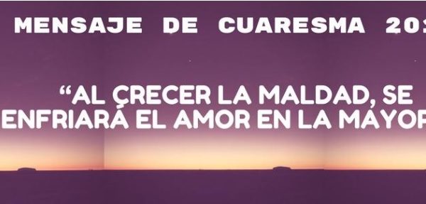 Mensaje de Cuaresma del Papa Francisco