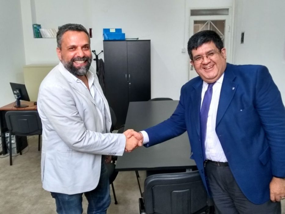 Encuentro del área de Investigación con funcionario municipal platense