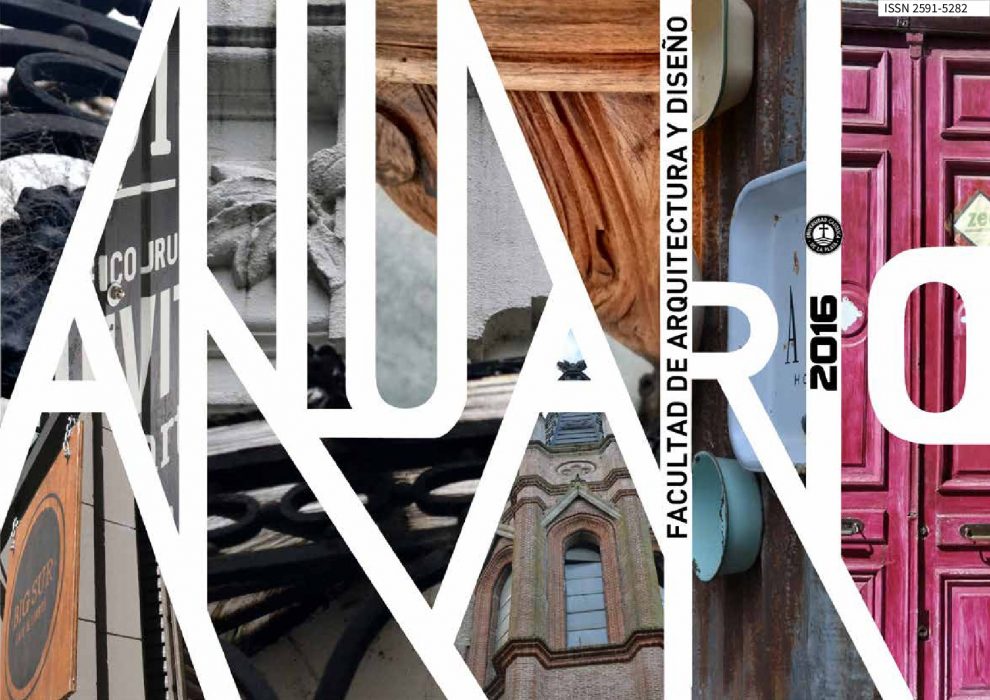 Anuario de la Facultad de Arquitectura y Diseño
