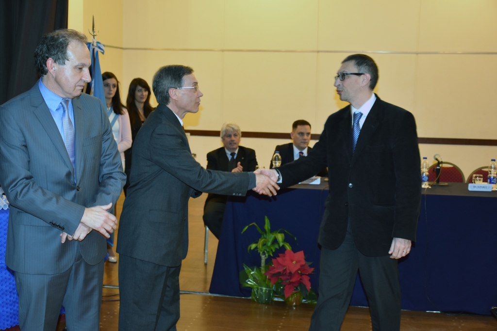 Acto de colación de grado de la Facultad de Derecho y Ciencias Políticas