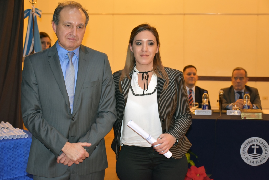 Acto de colación de grado de la Facultad de Derecho y Ciencias Políticas