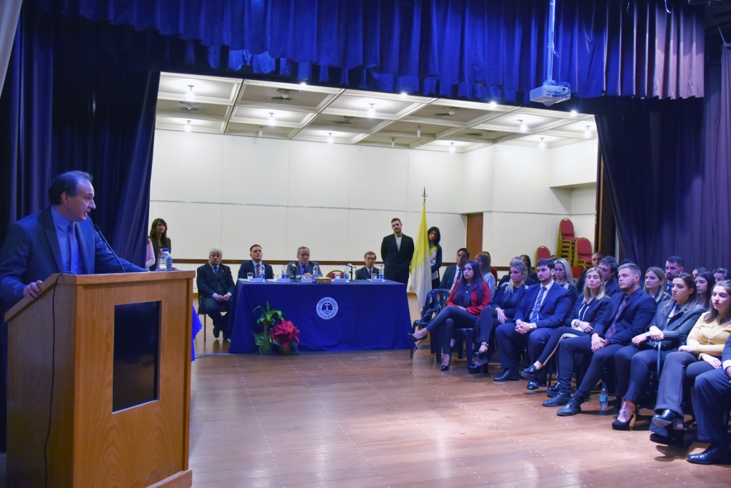 Acto de colación de grado de la Facultad de Derecho y Ciencias Políticas