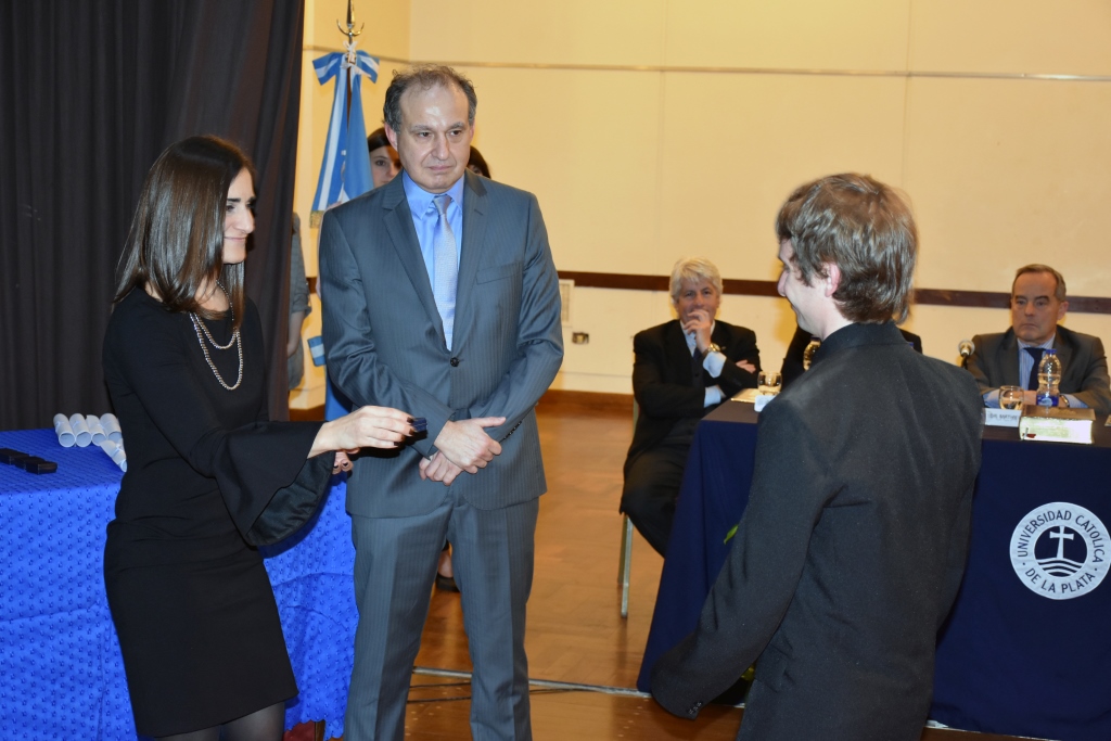 Acto de colación de grado de la Facultad de Derecho y Ciencias Políticas
