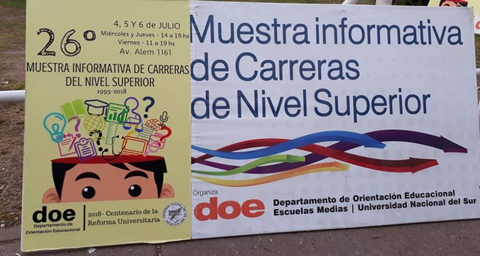 La Sede Bahía Blanca en la Muestra Informativa de Carreras del Nivel Superior