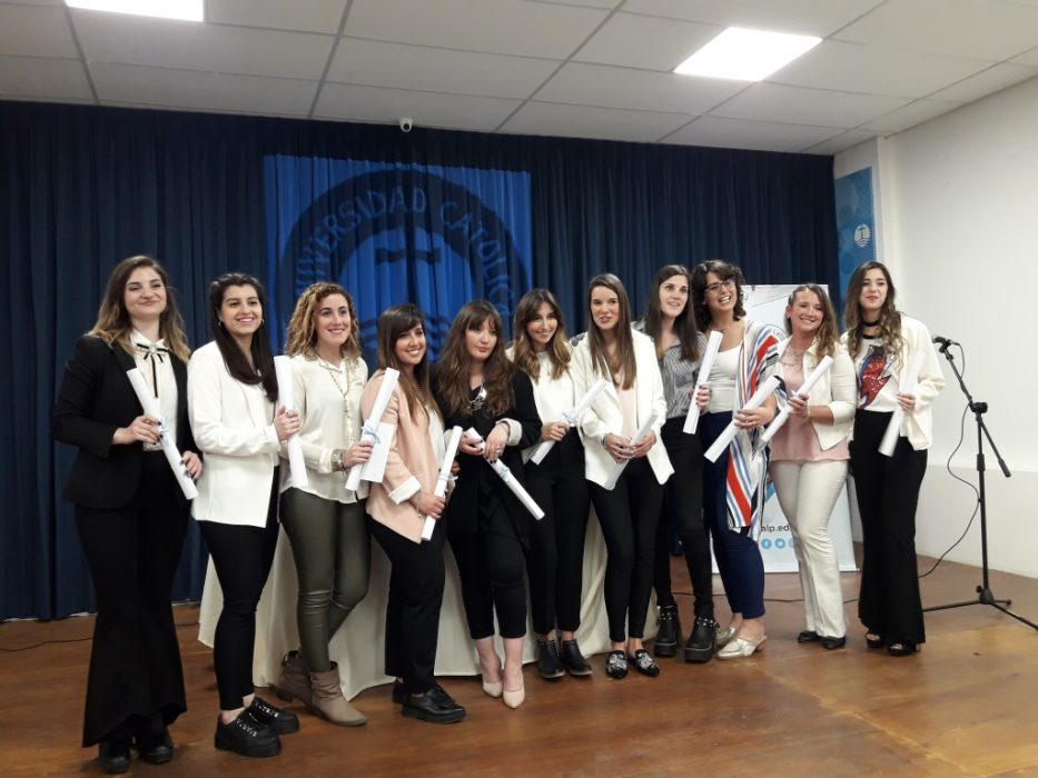 Acto de colación de grado en la Sede de Bahía Blanca