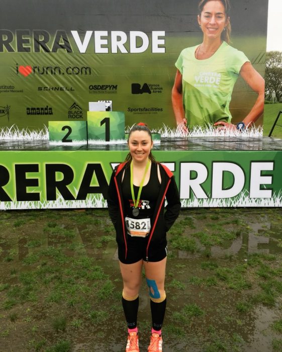 Alumna de la UCALP participó de la Carrera Verde