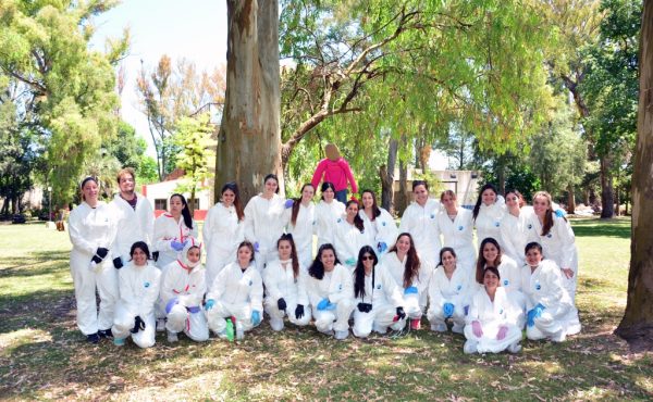 La Lic. en Criminalística realizó prácticas en el Campo de Deportes