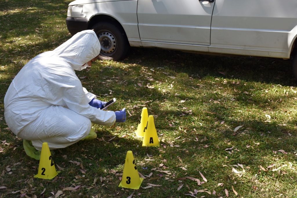 La Lic. en Criminalística realizó prácticas en el Campo de Deportes