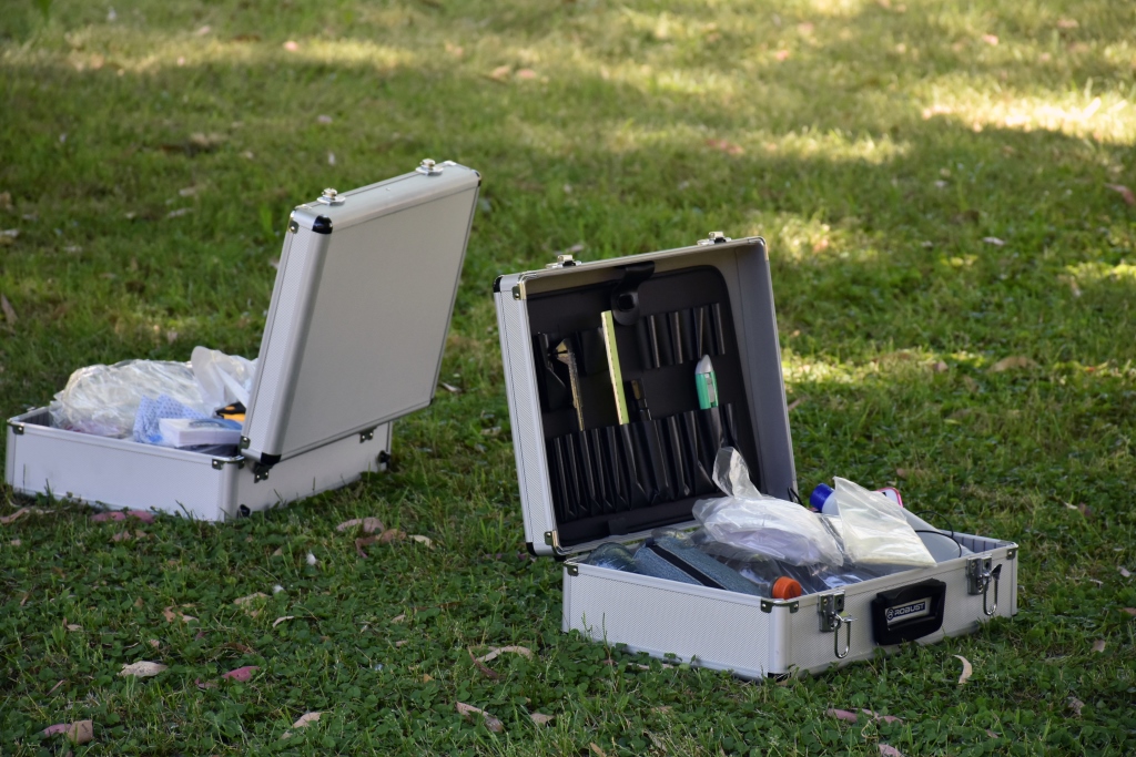 La Lic. en Criminalística realizó prácticas en el Campo de Deportes