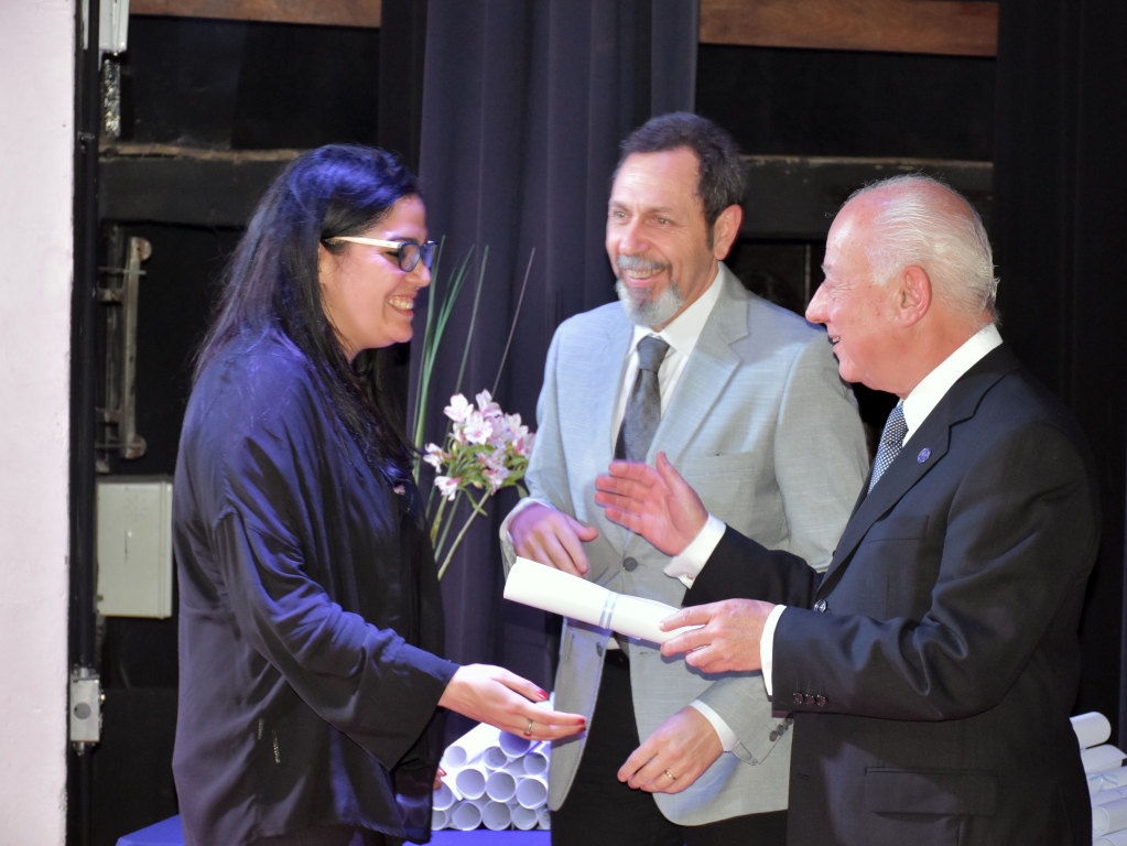 Acto de colación de grado de la Facultad de Arquitectura y Diseño y FACEI