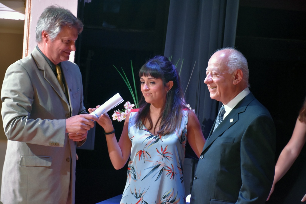 Acto de colación de grado de la Facultad de Arquitectura y Diseño y FACEI