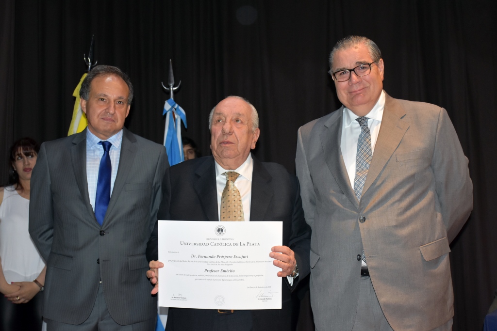 Acto de colación de grado de la Facultad de Derecho y Ciencias Políticas