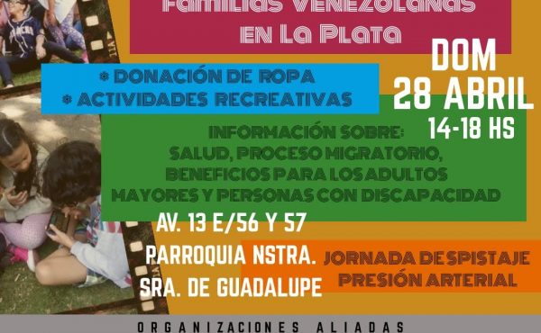 Pastoral: ASOVENAP invita al 2.º Encuentro de familias Venezolanas en La Plata