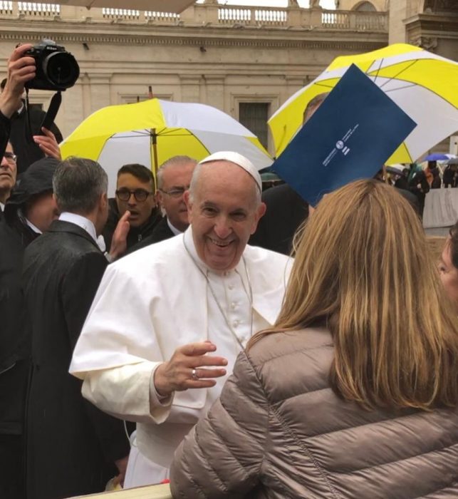 El Observatorio Socioeconómico junto al Papa