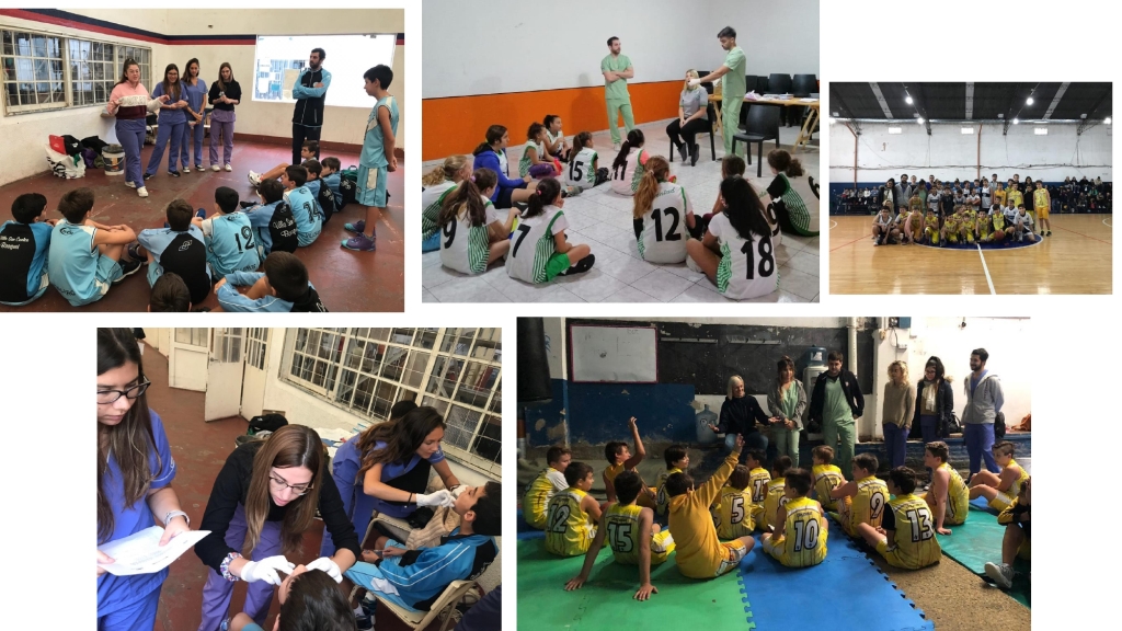 La Facultad de Odontología en la Semana del Básquet Platense