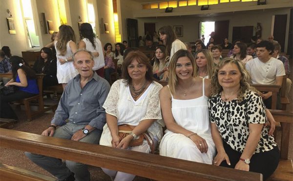 Gracias a la Pastoral, pudo recibir los 3 sacramentos