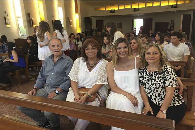 Gracias a la Pastoral, pudo recibir los 3 sacramentos