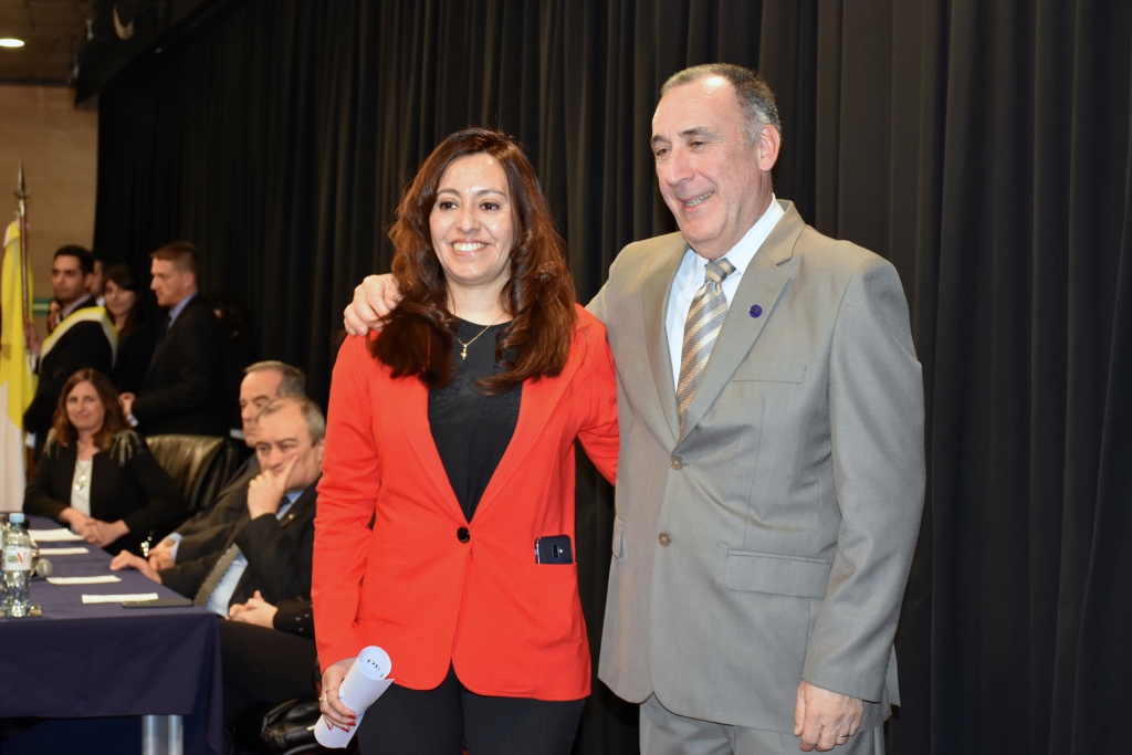 Acto de colación de la Facultad de Ciencias Económicas y Sociales