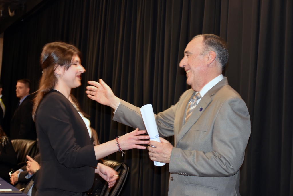 Acto de colación de la Facultad de Ciencias Económicas y Sociales