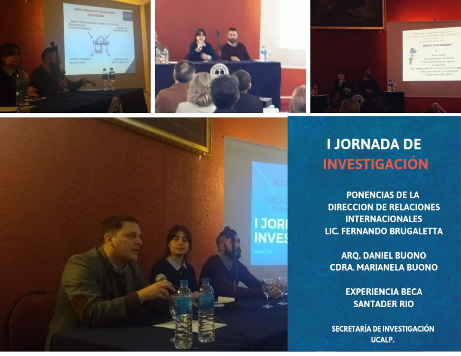 La DRI en la I Jornada de Investigación en la UCALP