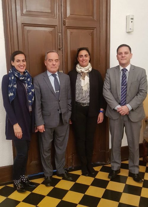 Visita de docentes internacionales a la UCALP