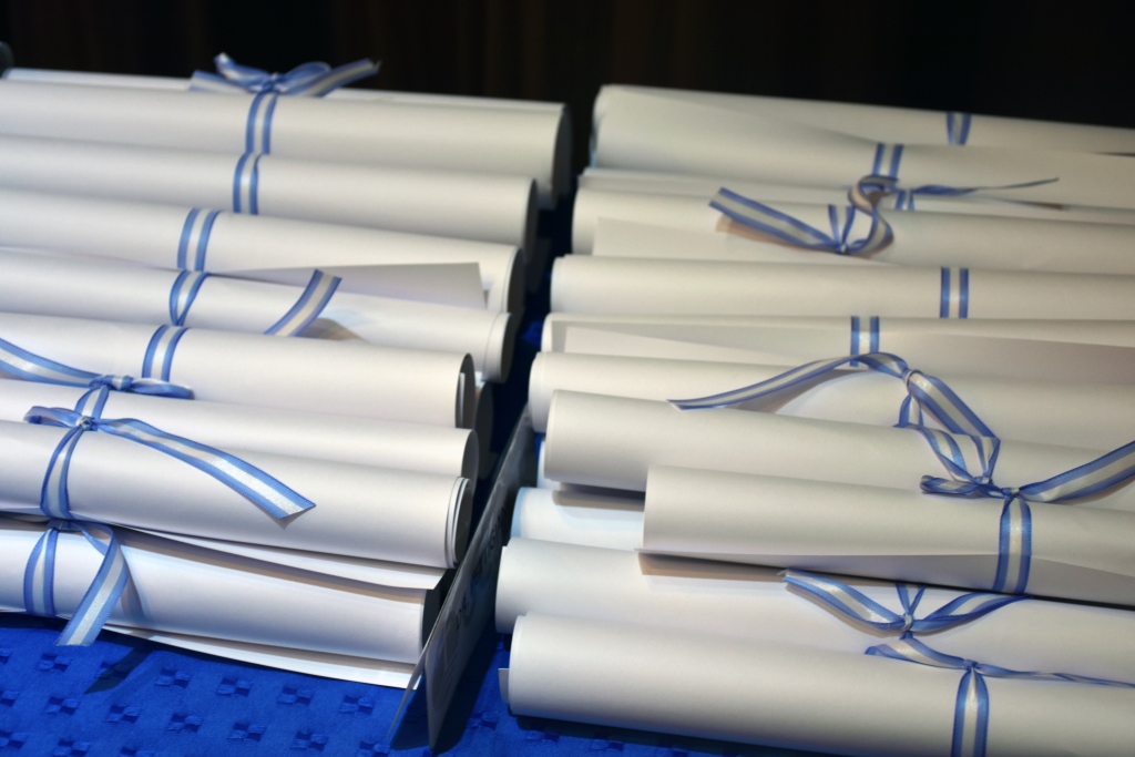 Acto de colación de la Facultad de Derecho y Ciencias Políticas