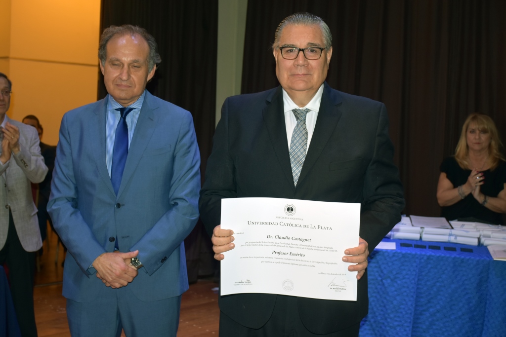 Acto de colación de la Facultad de Derecho y Ciencias Políticas 