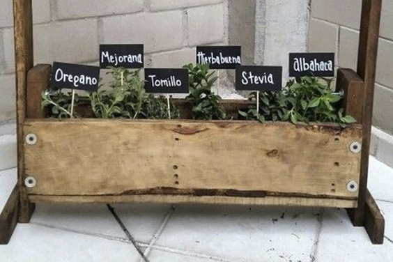 Huerta en balcón, patio, terraza o jardín