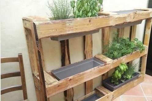 Huerta en balcón, patio, terraza o jardín