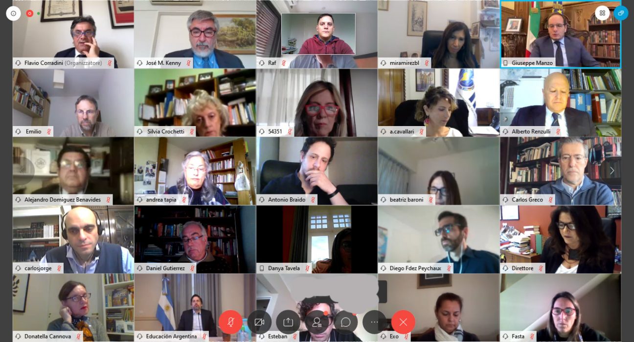 Presentación de encuentros CUIA Italia-Argentina