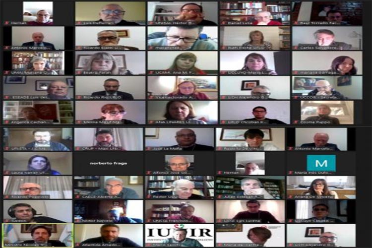 La UCALP y el ministro de Educación de la Nación reunidos en el conversatorio organizado por el CRUP